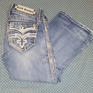 NWOT Rock revival boot cut jeans